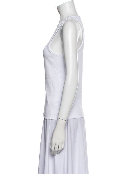 Marine Serre Scoop Neck Sleeveless Top