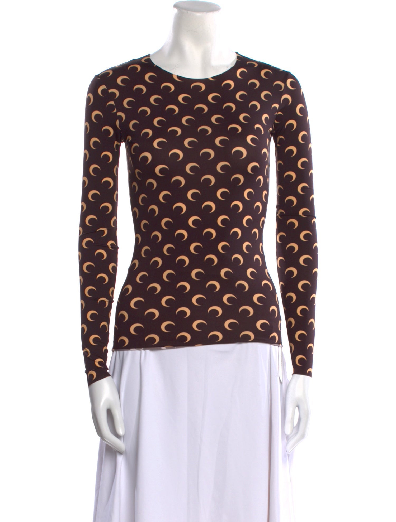 Marine Serre Iconics Second Skin Nylon Sweatshirt