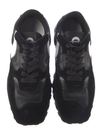 Marine Serre Leather Sneakers