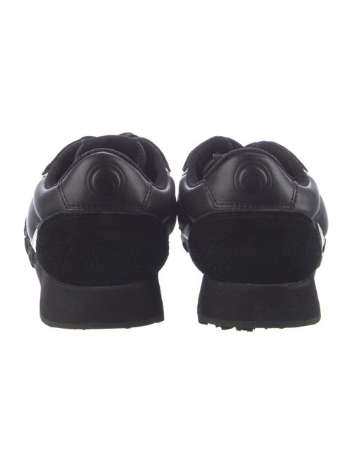 Marine Serre Leather Sneakers