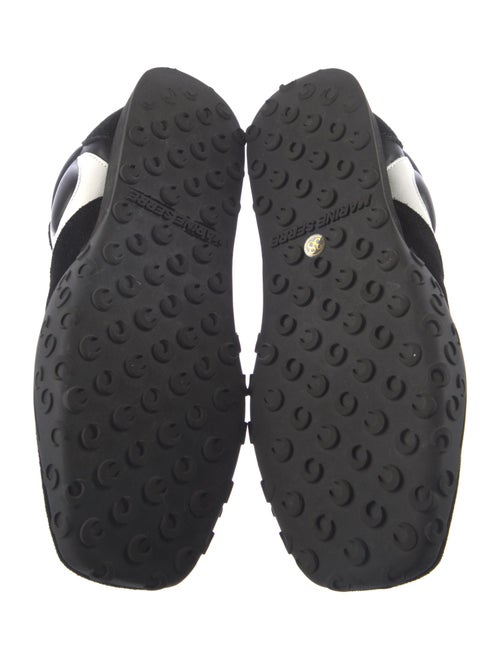 Marine Serre Leather Sneakers