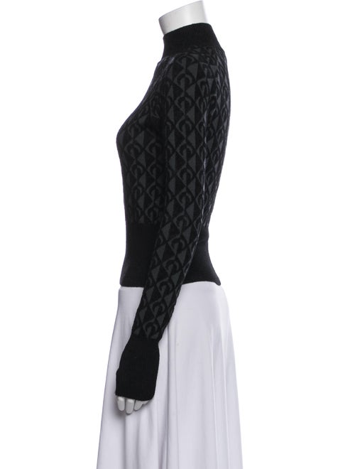 Marine Serre Printed Turtleneck Sweater