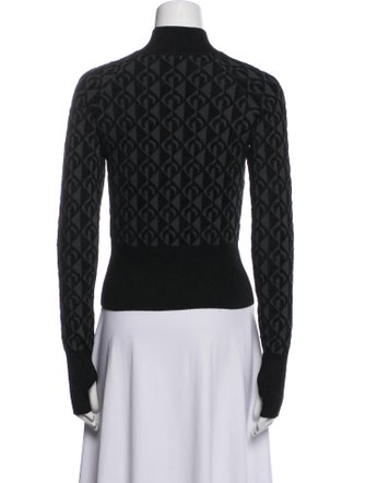 Marine Serre Printed Turtleneck Sweater