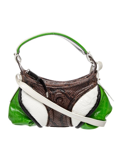 Marine Serre Leather Hobo