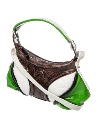 Marine Serre Leather Hobo