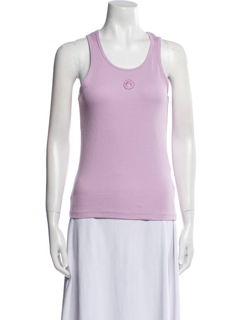 Marine Serre Moon Logo Scoop Neck Top