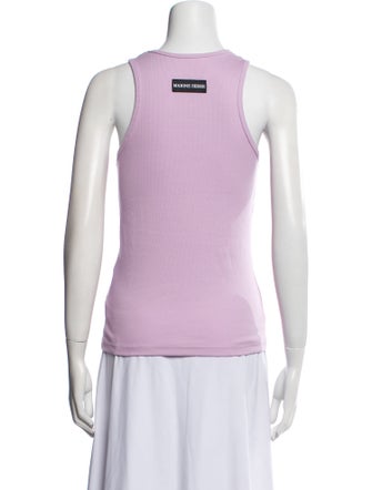 Marine Serre Moon Logo Scoop Neck Top