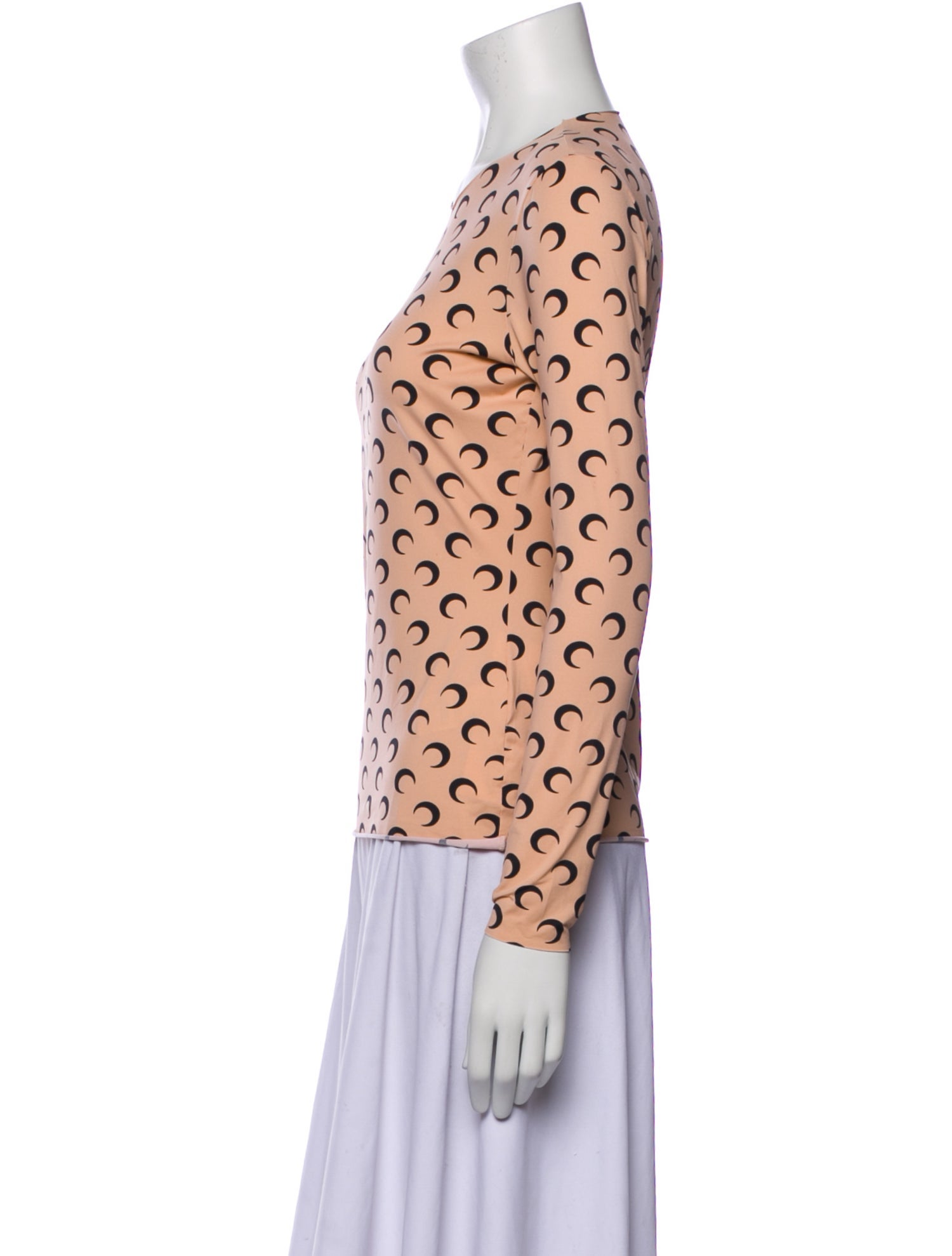 Marine Serre Borderline Printed Top