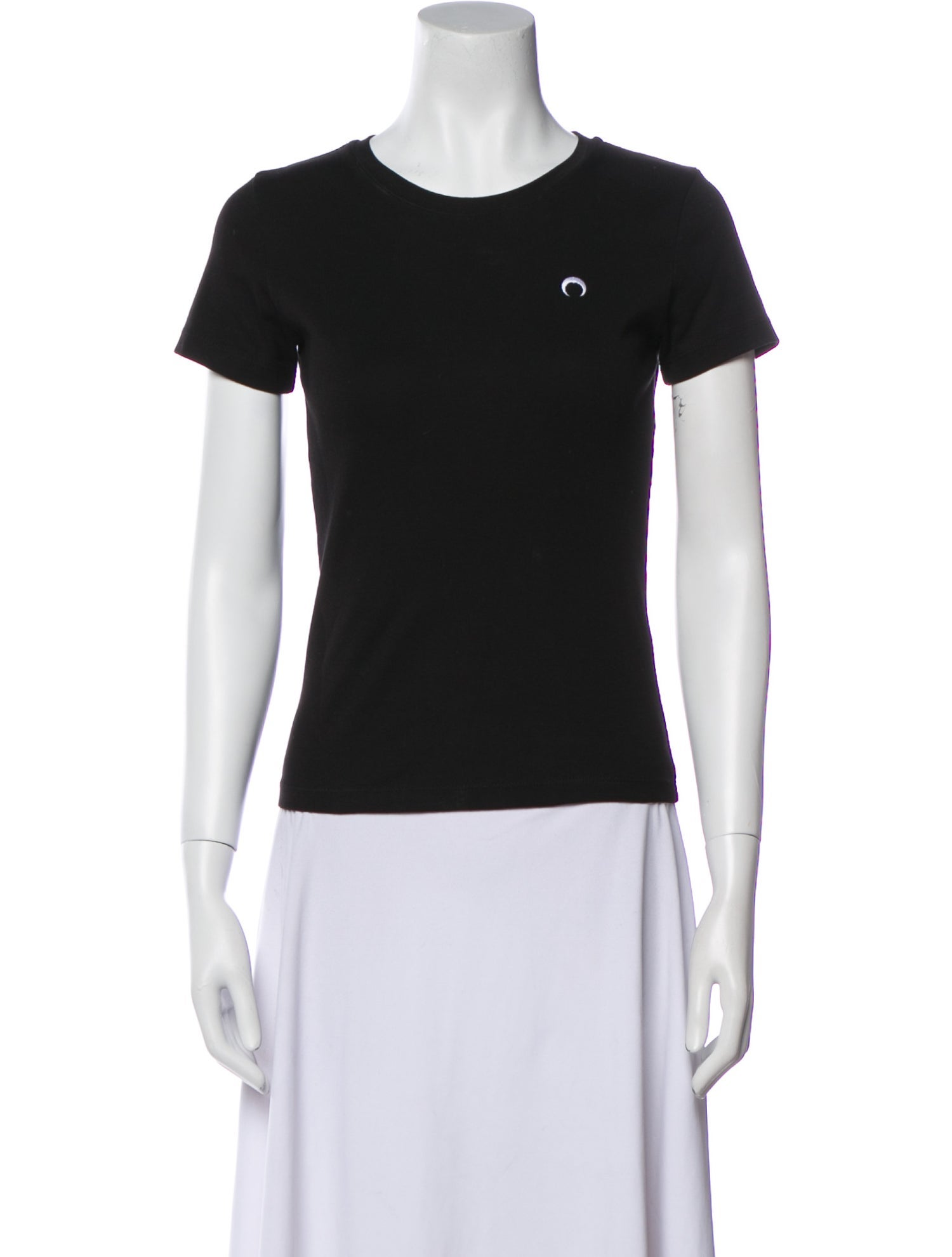 Marine Serre Crew Neck Short Sleeve T-Shirt