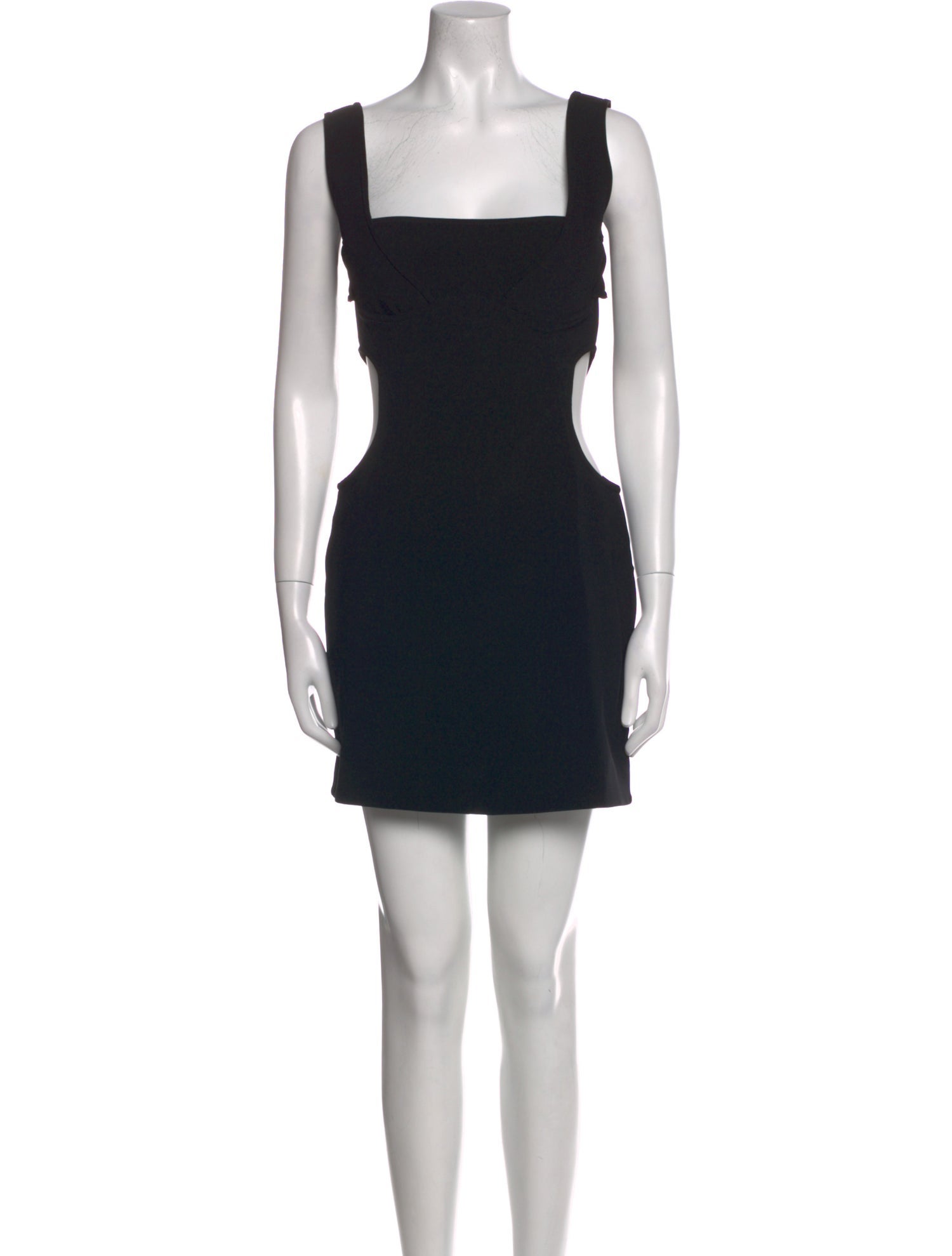 Marine Serre Square Neckline Mini Dress