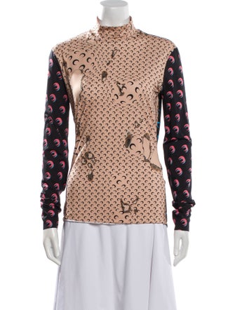 Marine Serre 2021 Printed Top