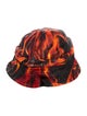 Marine Serre Patterned Leather Bucket Hat