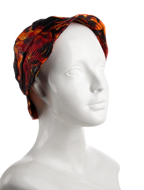 Marine Serre Patterned Leather Bucket Hat