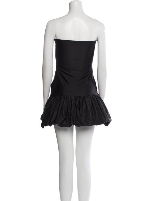 Marine Serre Strapless Mini Dress
