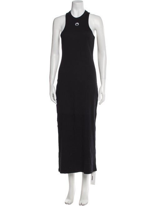 Marine Serre Crew Neck Long Dress