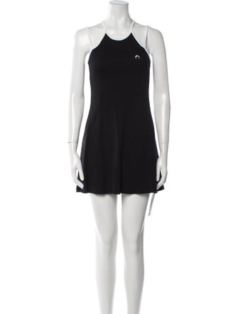 Marine Serre Scoop Neck Mini Dress