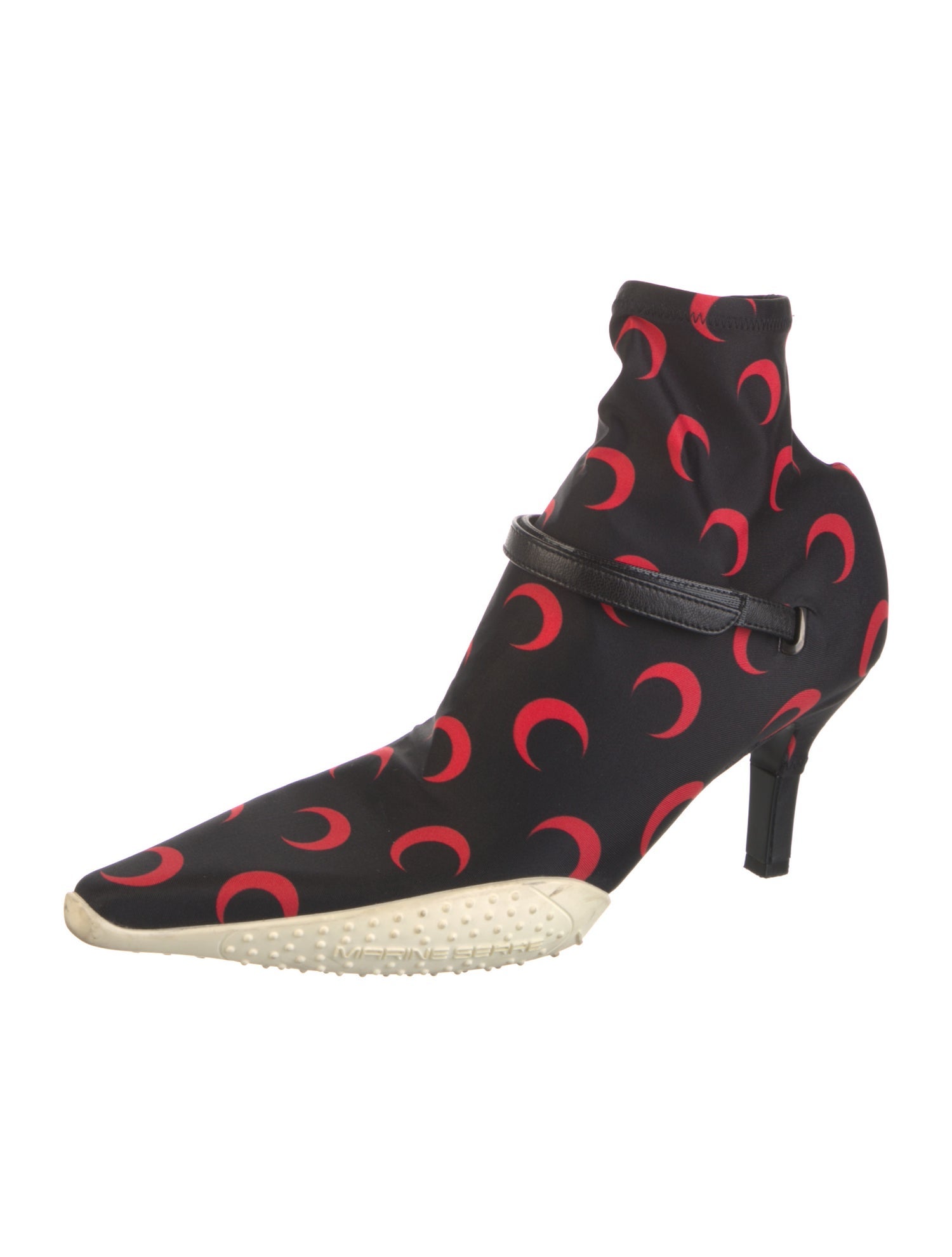 Marine Serre Printed Lace-Up Boots