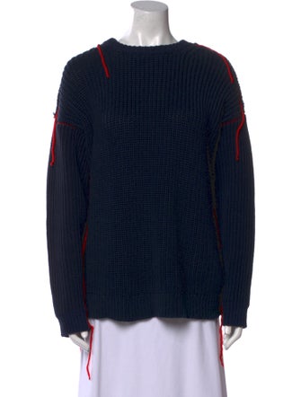 Marine Serre Bateau Neckline Sweater