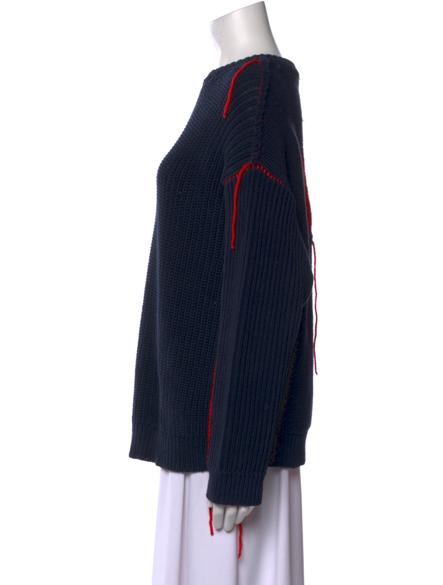 Marine Serre Bateau Neckline Sweater