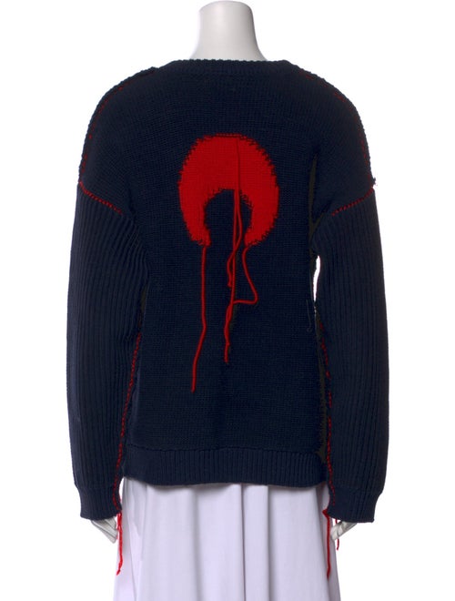 Marine Serre Bateau Neckline Sweater