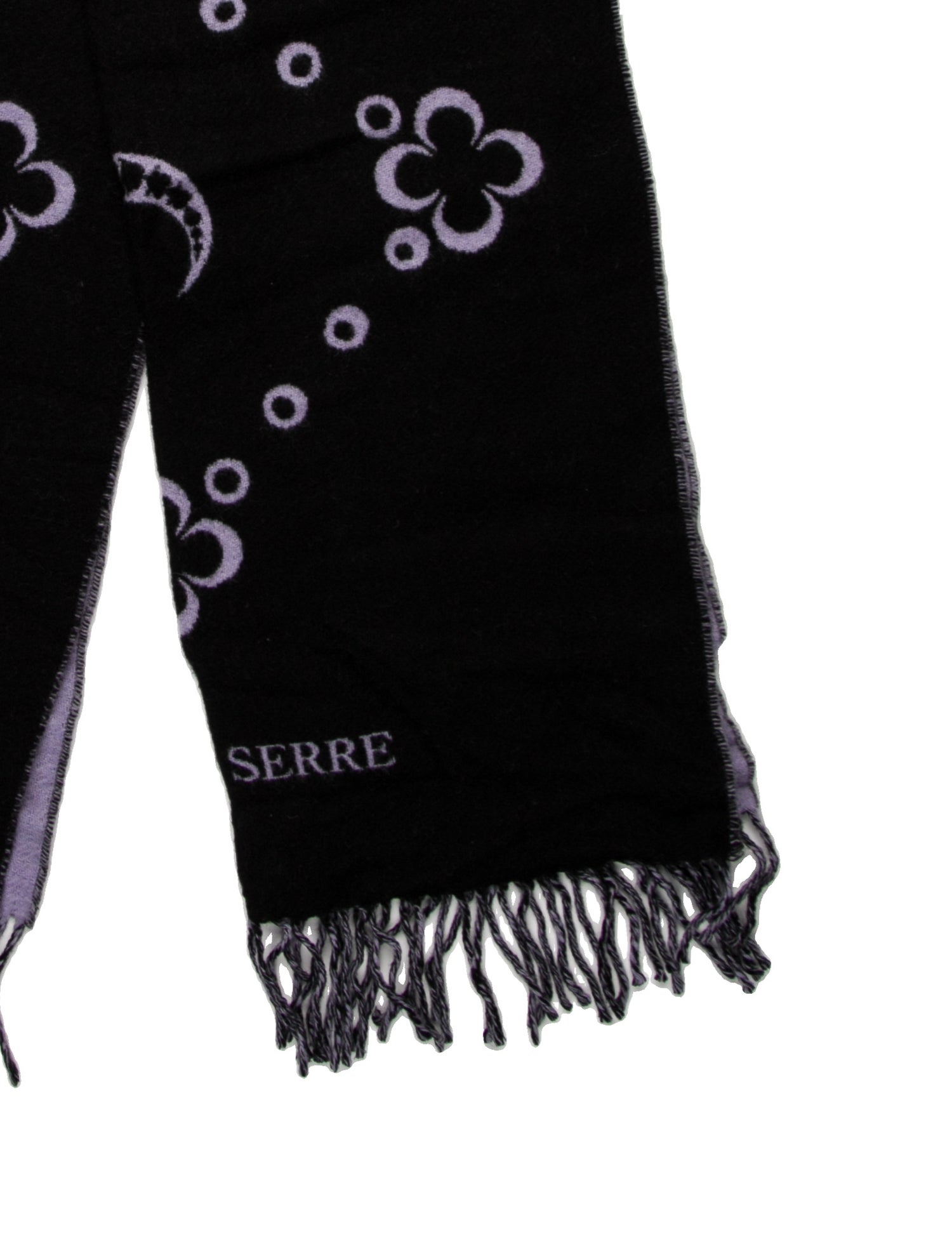 Marine Serre Wool Printed Scarf