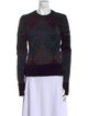 Marine Serre Wool Printed Sweater