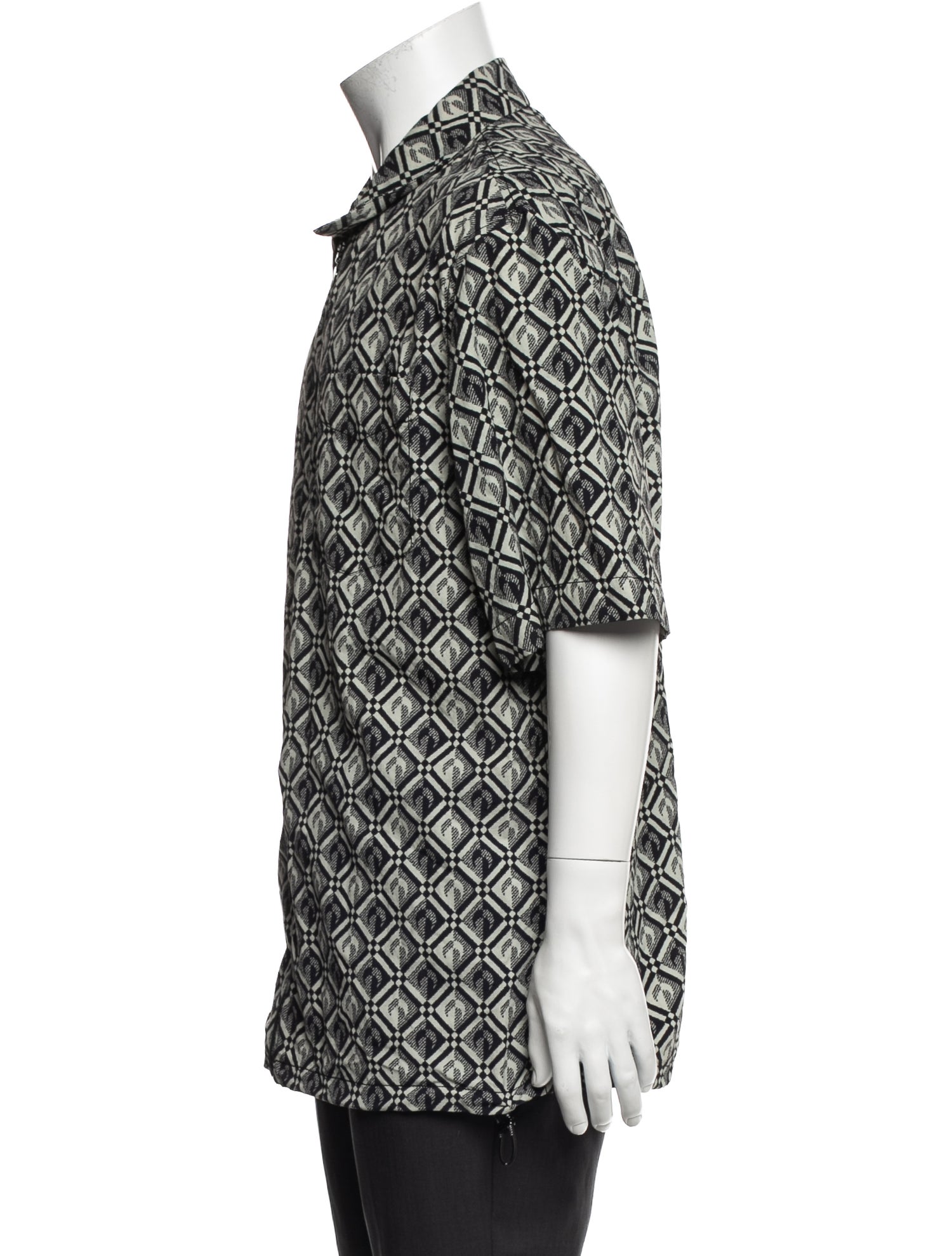 Marine Serre Printed Short Sleeve Shirt