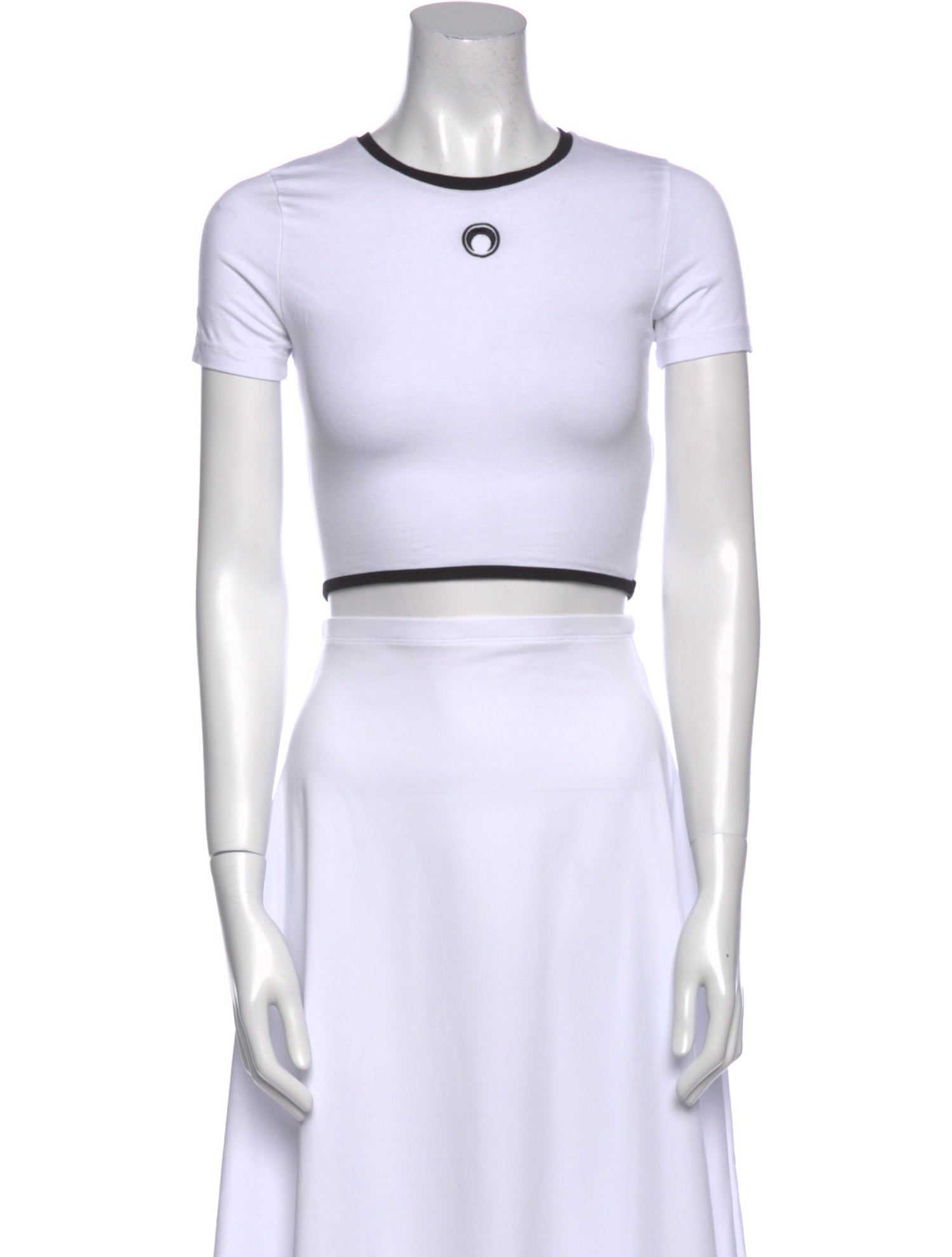 Marine Serre 2023 Crescent Moon Crop Top