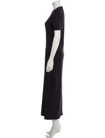 Marine Serre Crew Neck Long Dress