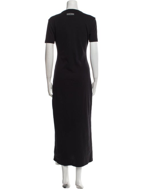 Marine Serre Crew Neck Long Dress
