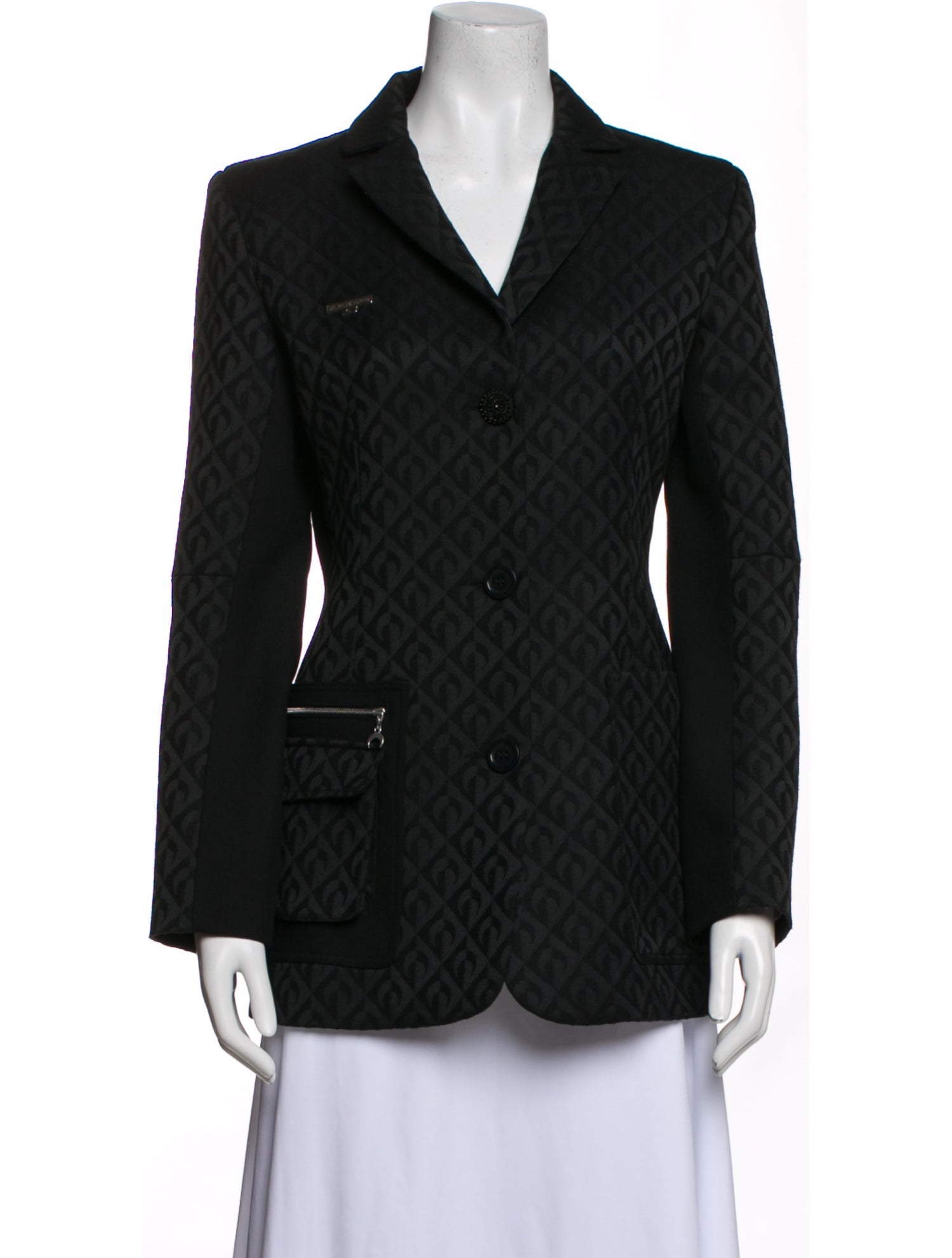 Marine Serre Striped Blazer