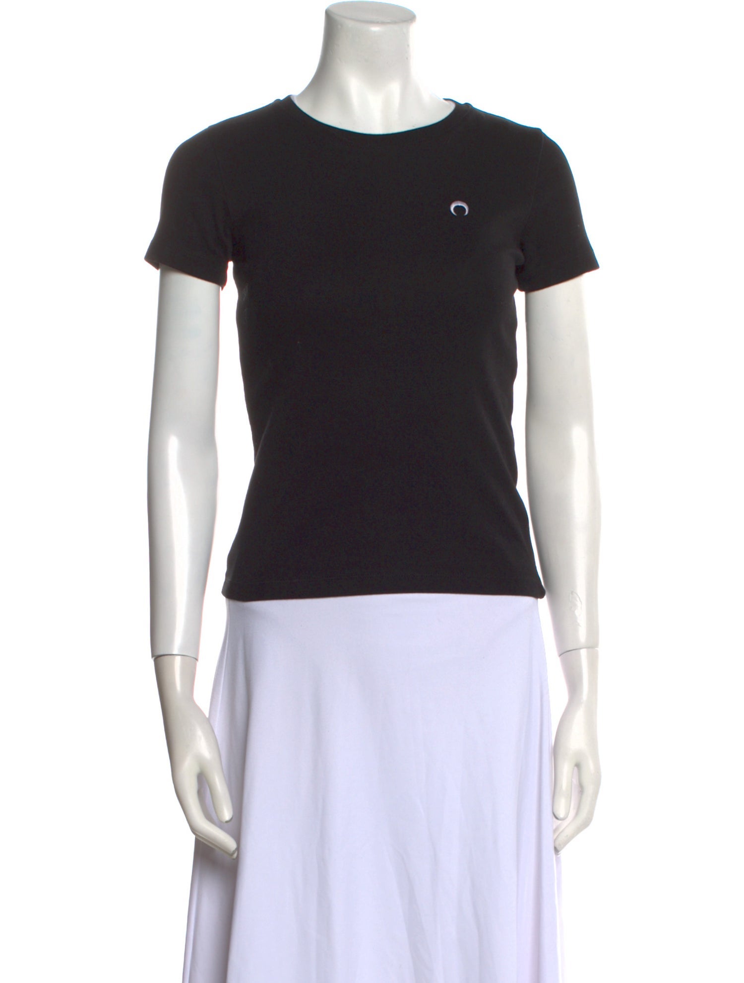 Marine Serre Crew Neck Short Sleeve T-Shirt