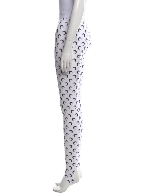 Marine Serre Nylon Skinny Leg Pants