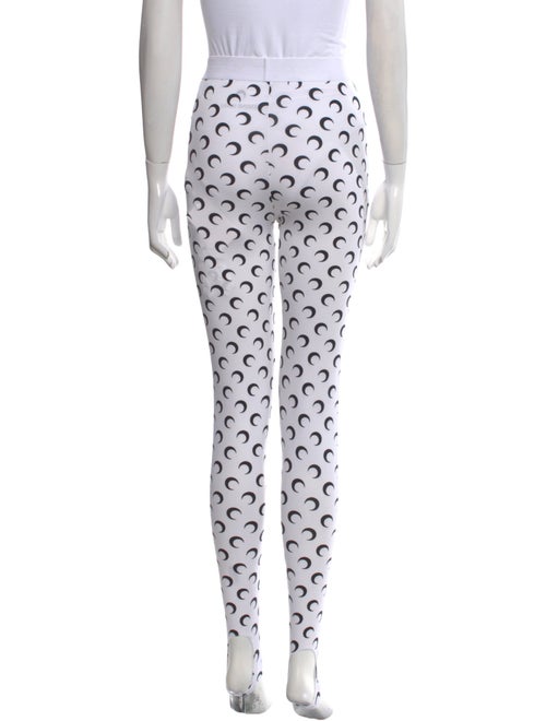 Marine Serre Nylon Skinny Leg Pants