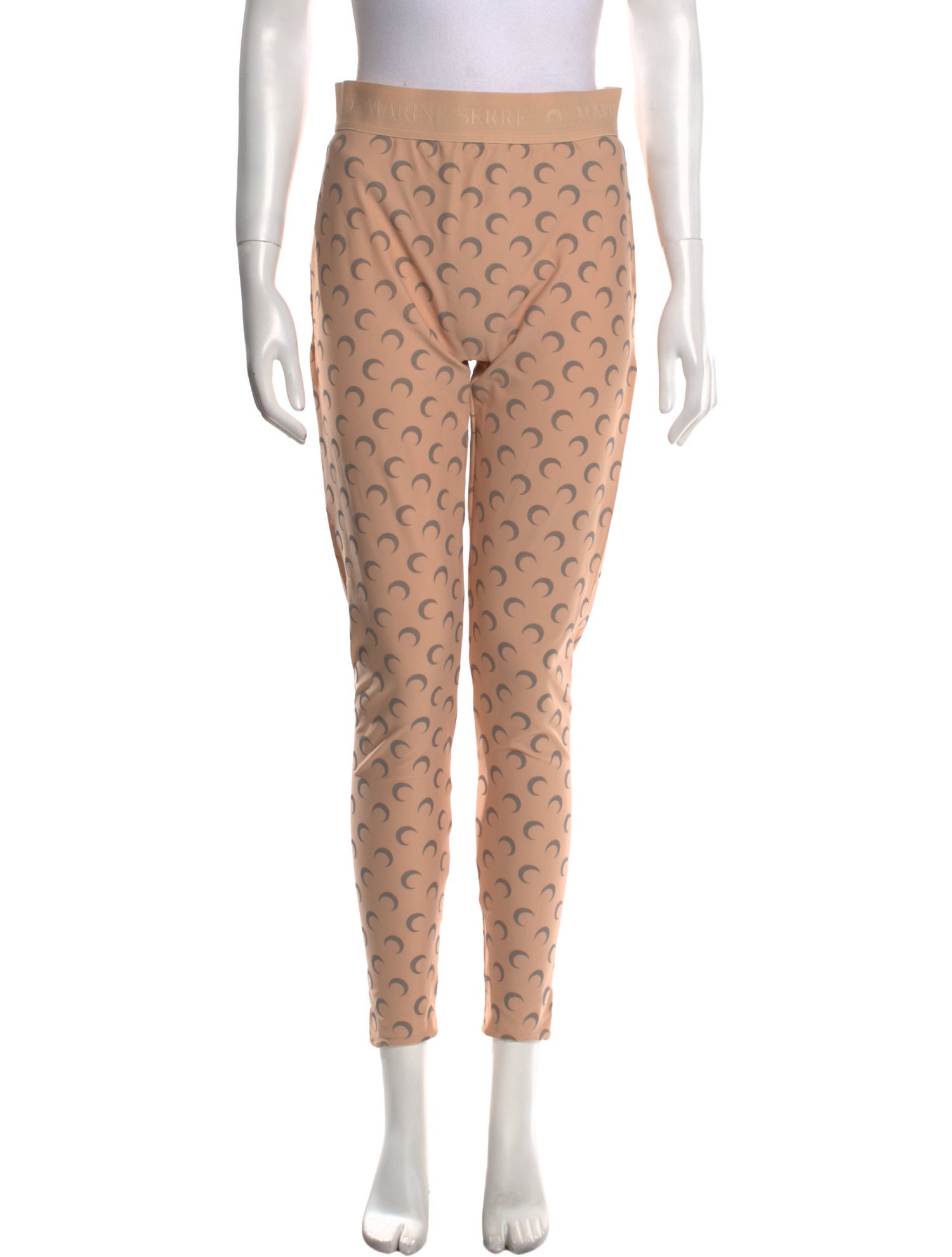 Marine Serre Printed Skinny Leg Pants