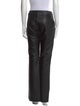 Marine Serre Leather Wide Leg Pants