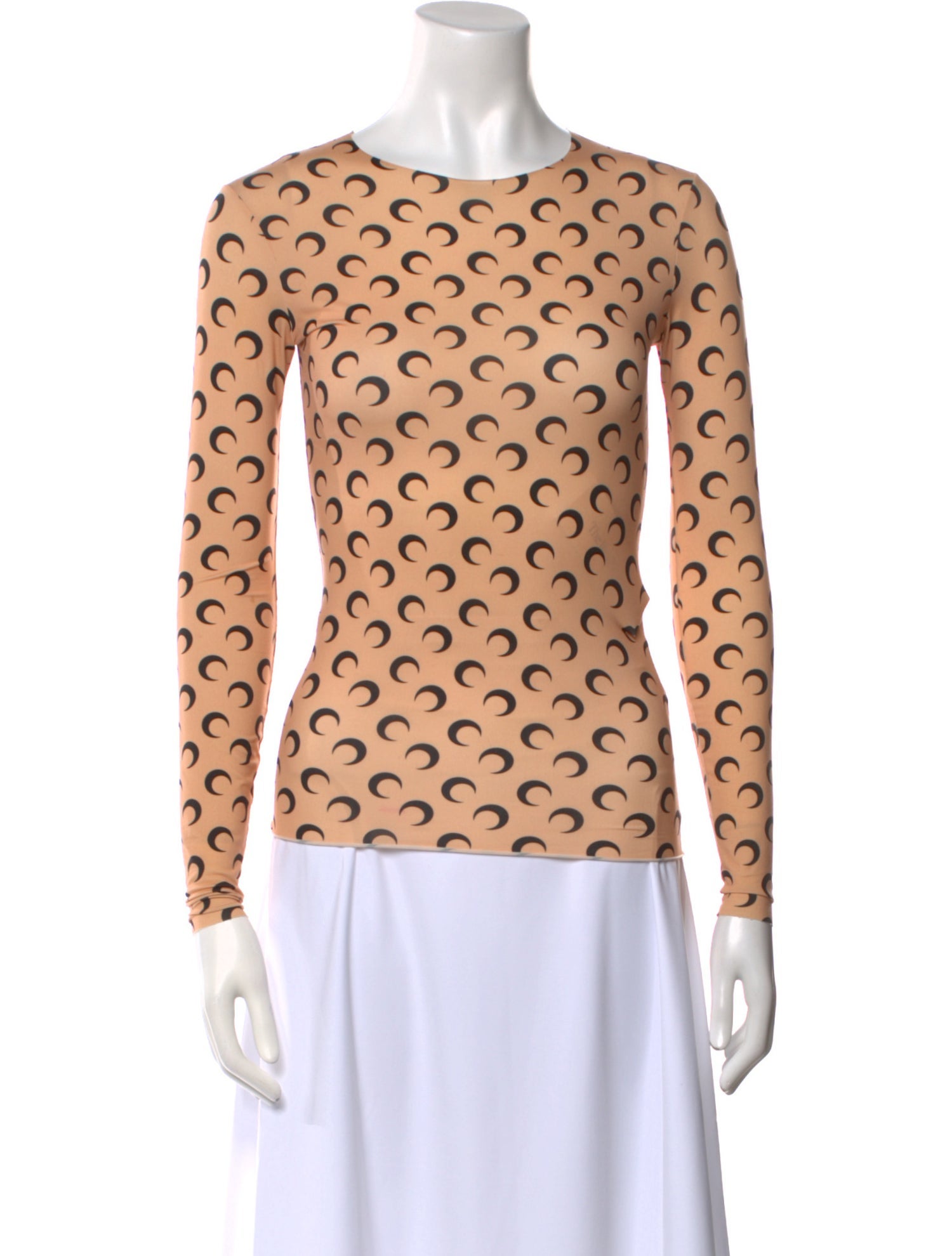 Marine Serre Second Skin Nylon Sweatshirt