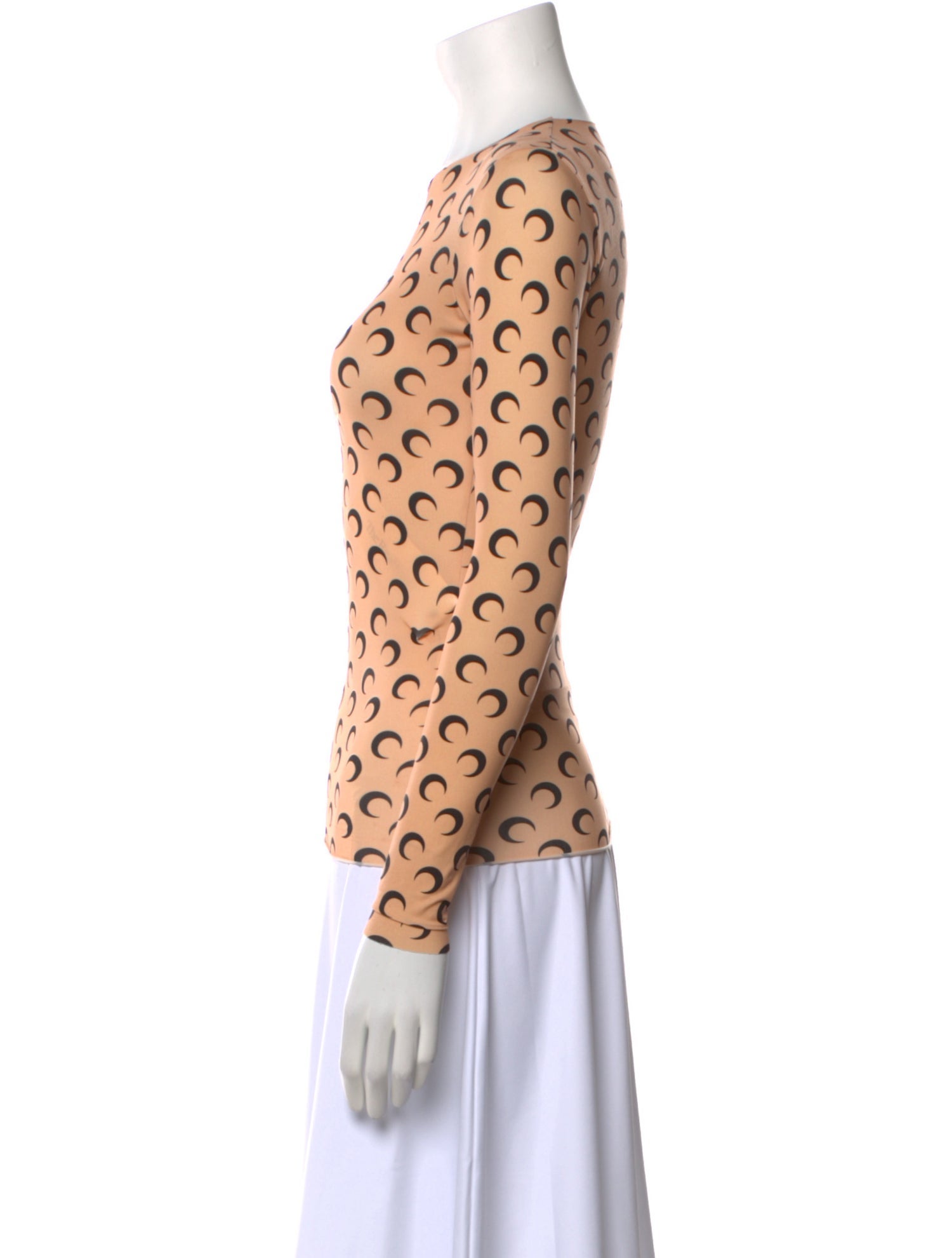 Marine Serre Second Skin Nylon Sweatshirt