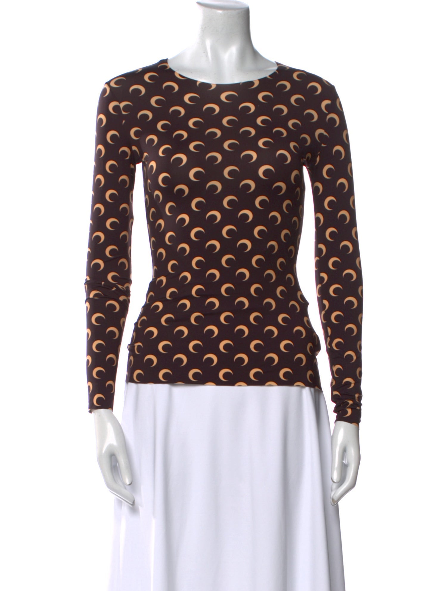 Marine Serre Borderline Printed Top