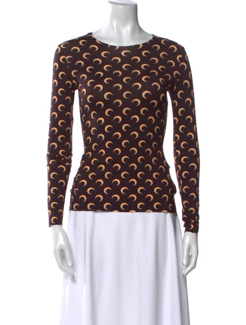 Marine Serre Borderline Printed Top