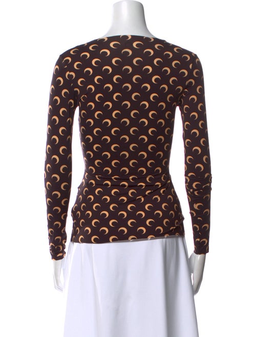 Marine Serre Borderline Printed Top