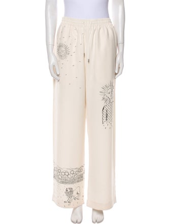 Marine Serre Graphic Print Sweatpants