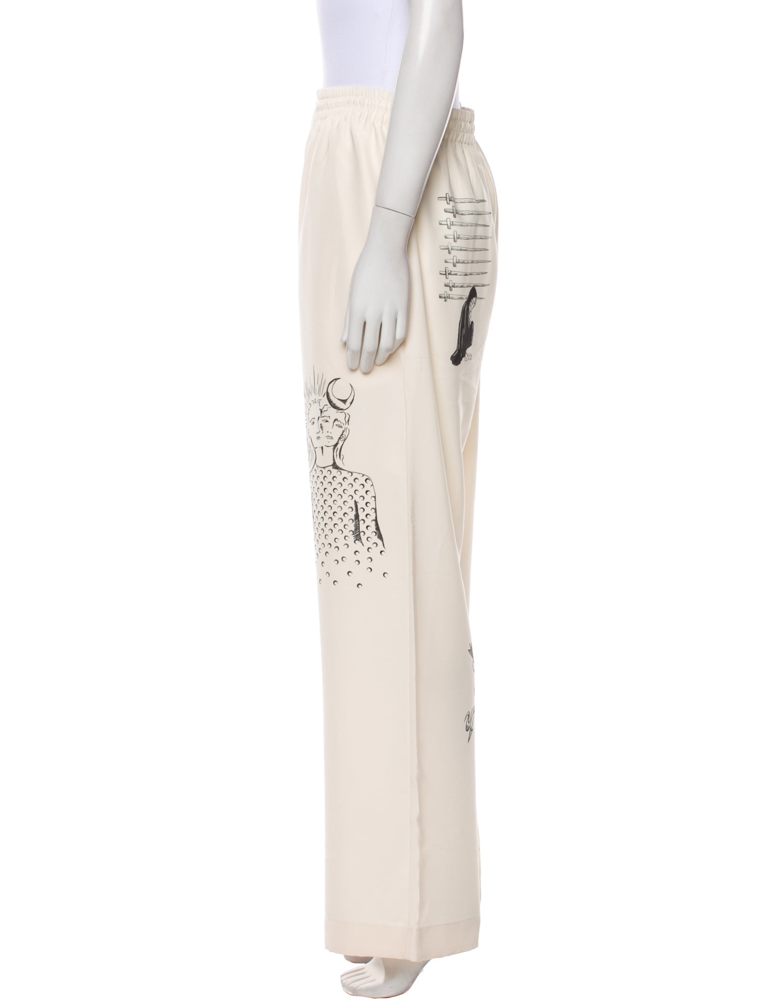 Marine Serre Graphic Print Sweatpants