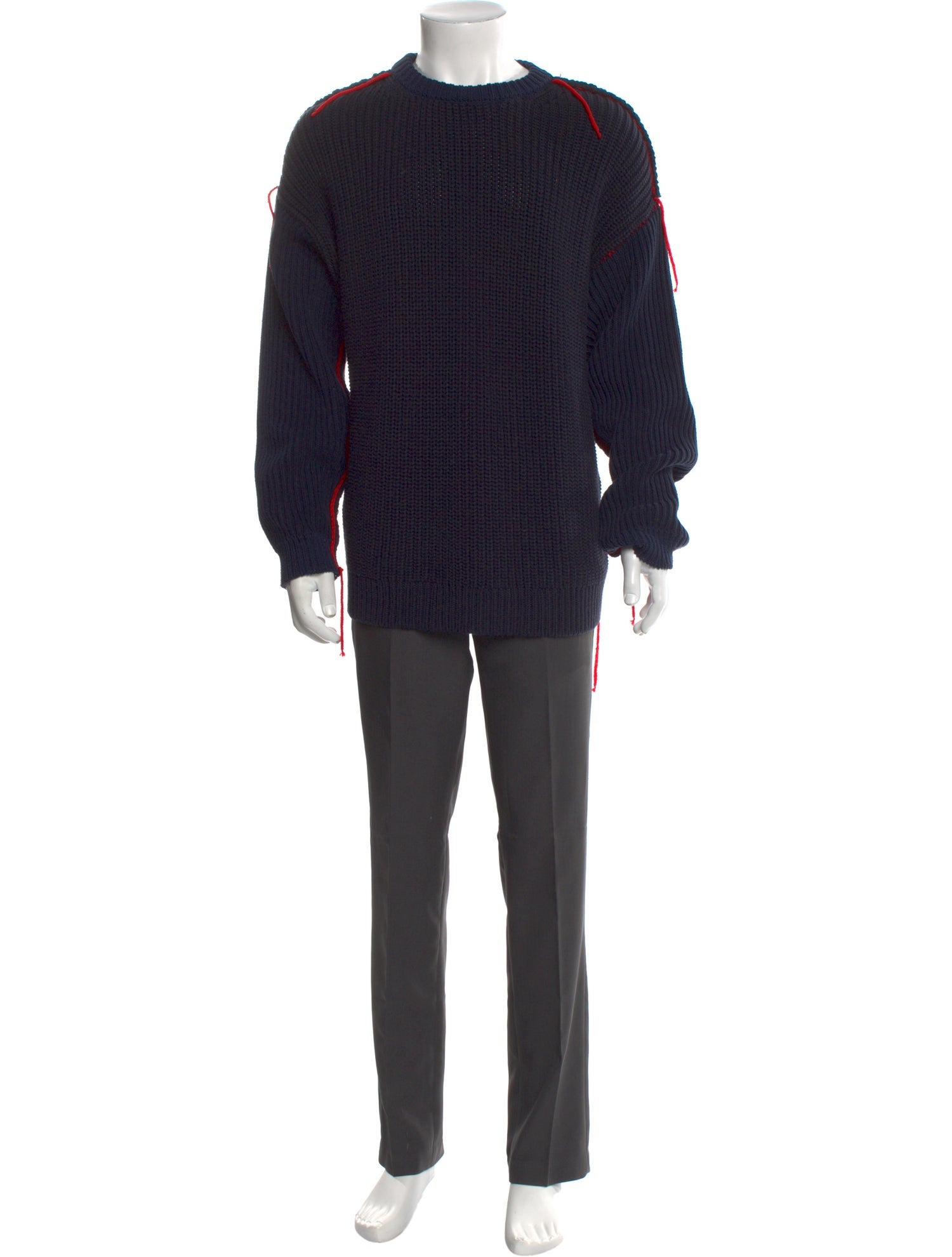 Marine Serre Mock Neck Long Sleeve Pullover