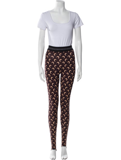 Marine Serre Nylon Printed Pant Set