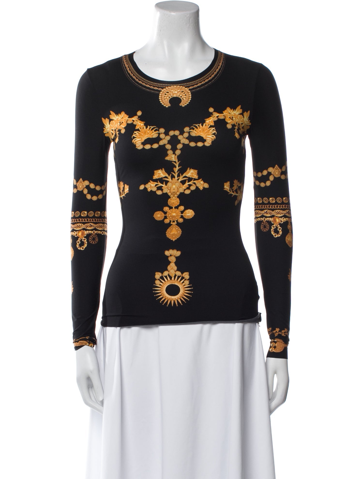 Marine Serre Nylon Printed Sweatshirt