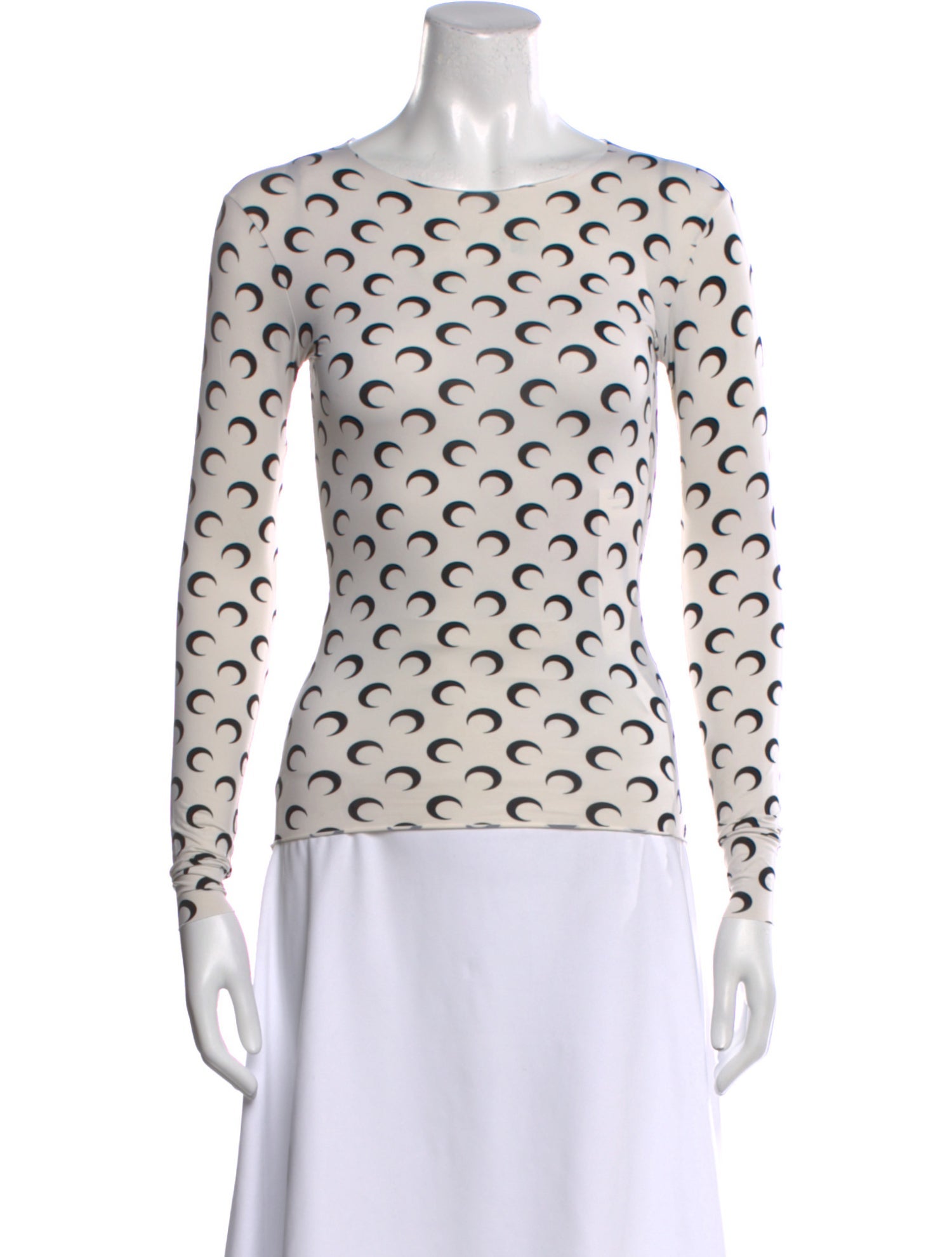 Marine Serre Nylon Printed Sweatshirt