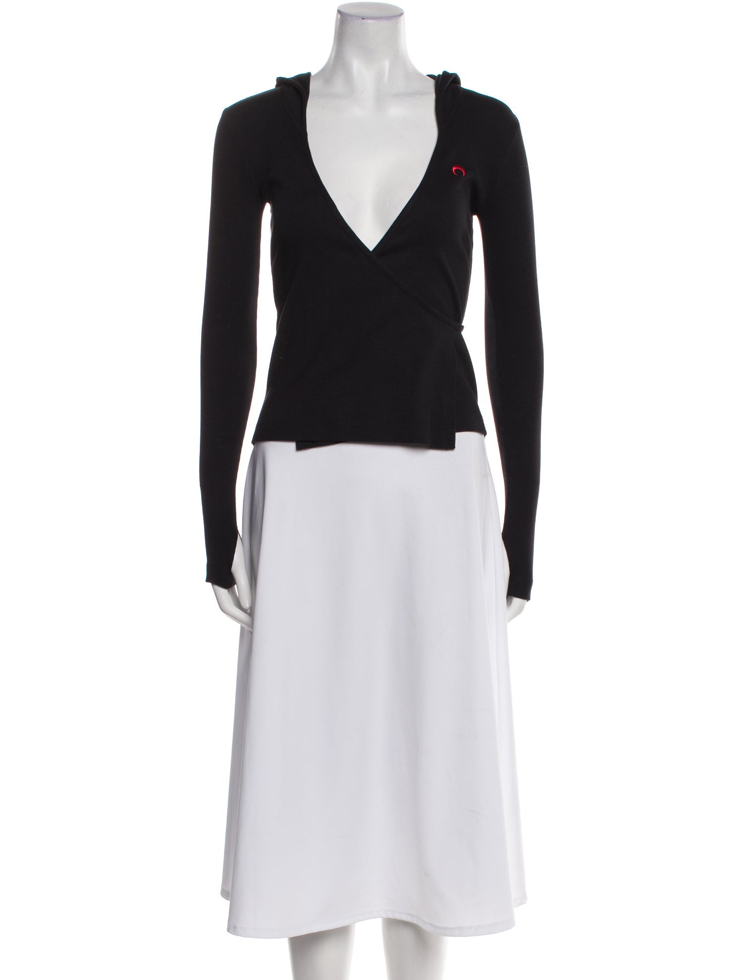 Marine Serre V-Neck Sweater