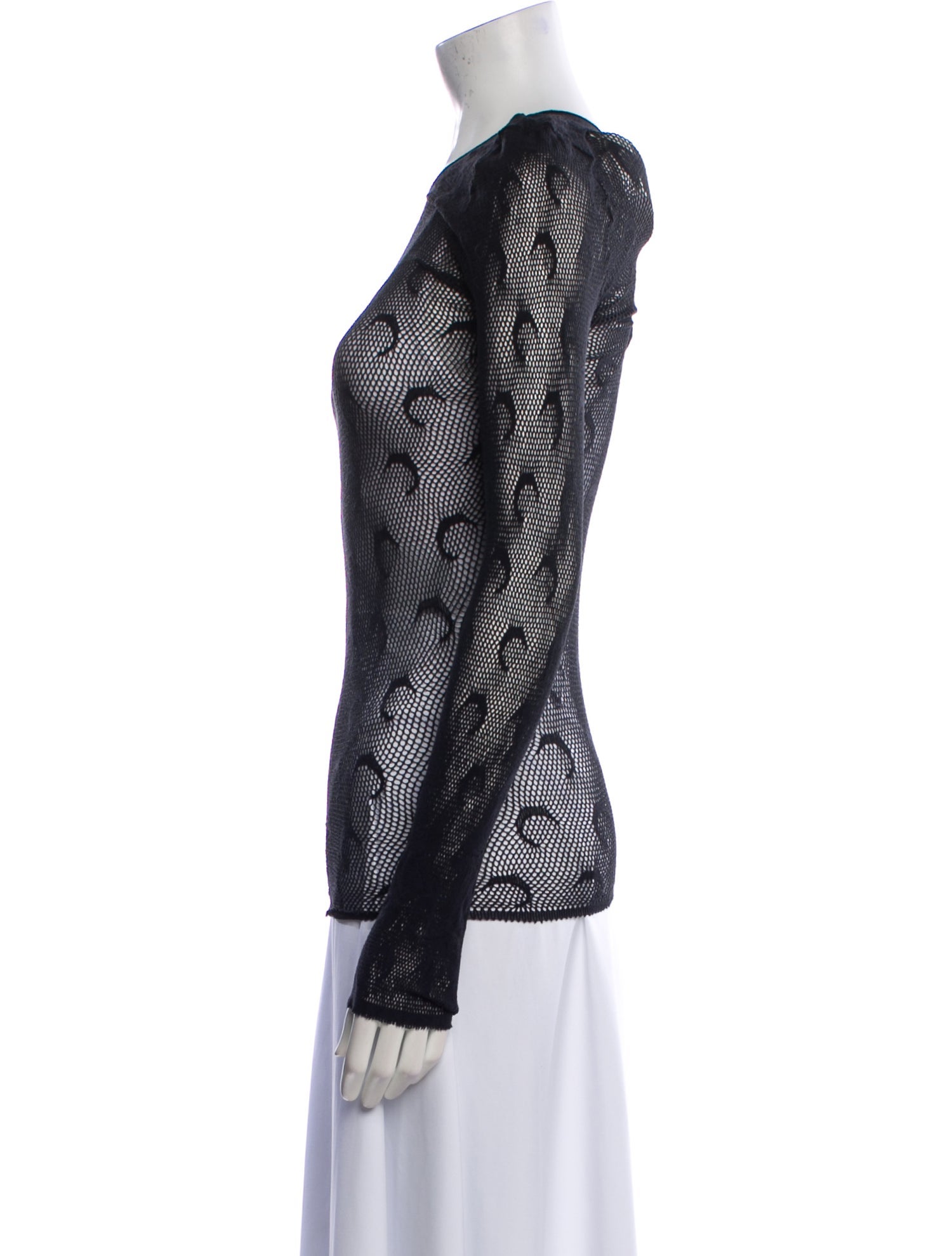 Marine Serre Printed Crew Neck Top