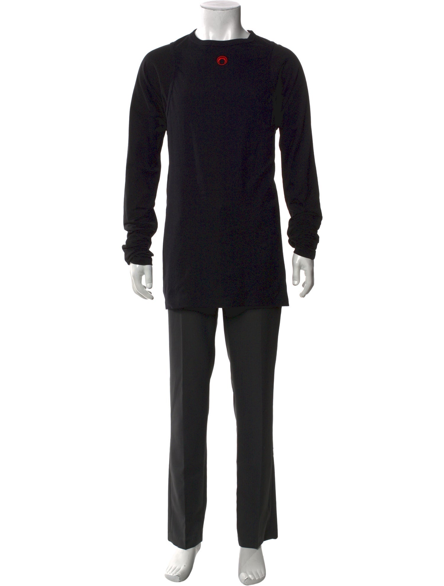 Marine Serre Crew Neck Long Sleeve Cardigan